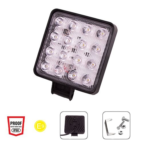 Фара робочого світла WLP-48S1S2 SPOT 16Led*3W /10-30V/48W/6000K | Зображення 3