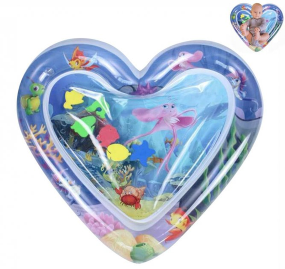 Надувной детский коврик Сердце
