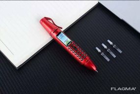 Ручка мобильный телефон портативный с камерой 0.08 MP и Bluetooth AK 007 (Красный)
