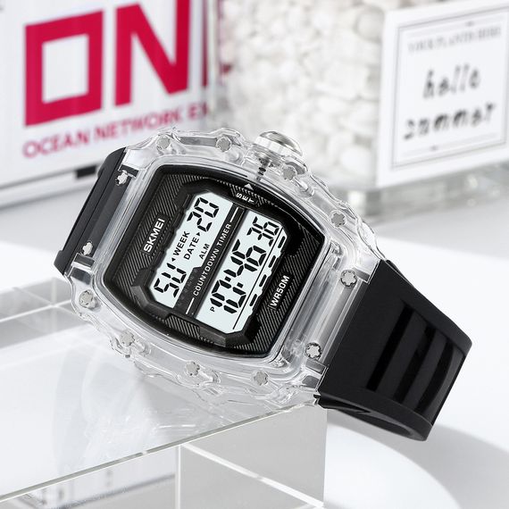 Чоловічий годинник Skmei 2296WTBK White-Black | Зображення 4