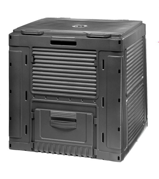 Компостер садовый пластиковый Keter (Кетер) E-Composter 470 л без основы (дна) (17186236) Черный | Зображення 6