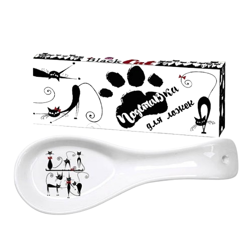 Підставка під ложку Чорна кішка 23см/h2,5см 3653-12 S&T