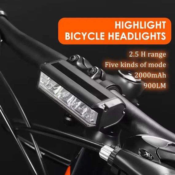 Велофара потужна WZ-317 EOS610-3LED, 900LM | Зображення 3