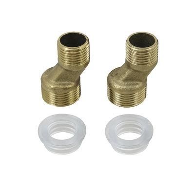 Смеситель для душевой кабины пластиковый белый RIZO без аксессуаров и подводки RP52W | Зображення 2