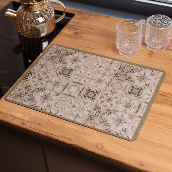 Килимок діатомітовий для сушіння посуду Boho 40*30 см Yiwu HP-42-190 | Зображення 1