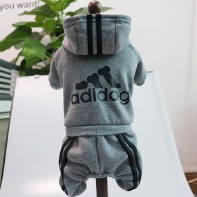 Костюм спортивний для собак Adidog Cірий S