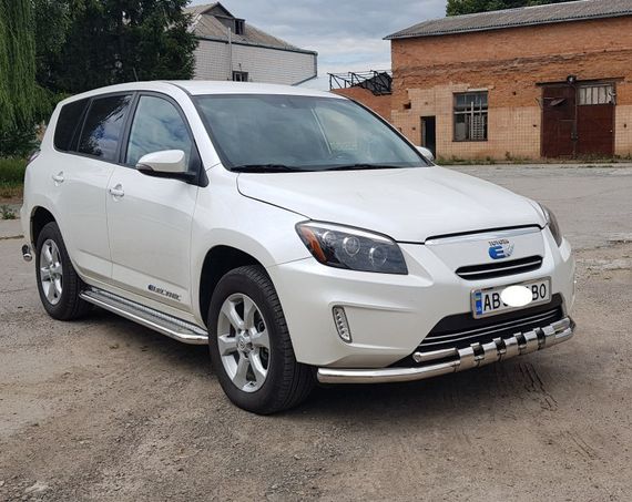 Боковые пороги Premium (2 шт, нерж) 60 мм для Toyota Rav 4 2006-2013 гг | Зображення 1