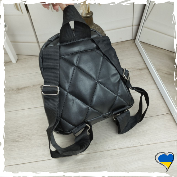 Рюкзак жіночий з якісної екошкіри. Рюкзак для дівчаток. Сумка-рюкзак | Зображення 4