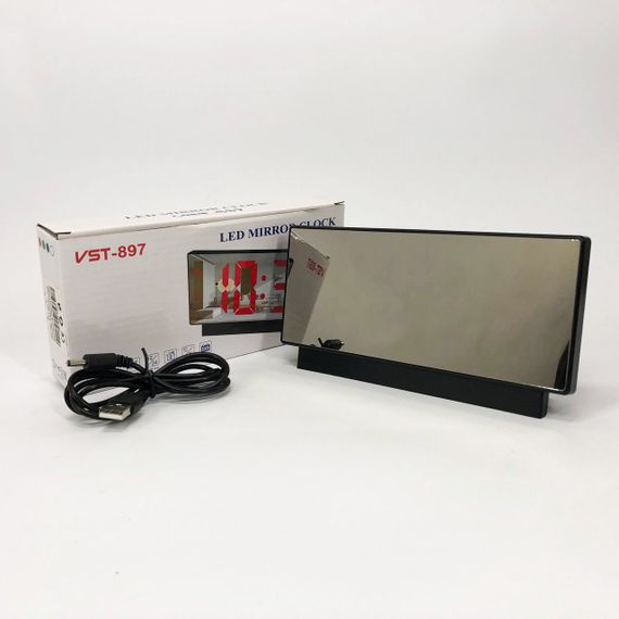 Настільний годинник led на батарейках, Годинник настільний цифровий електронний led KN-58