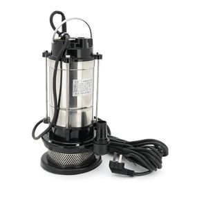 Занурювальний насос, 750W, 220V, до 1.5 м³/год, підйом до 18 м, 25 мм, нержавіюча сталь, 410х200х235 мм, 7,67 кг. + перехідник