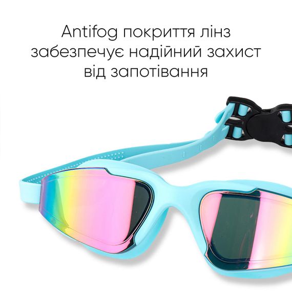 Очки для плавания Renvo Anda Pro Уни Anti-fog Голубой OSFM (2SG510-10) | Зображення 3