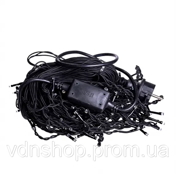 Уличная гирлянда бахрома 12 м 200 led черный провод Синий 12MBBL | Зображення 3