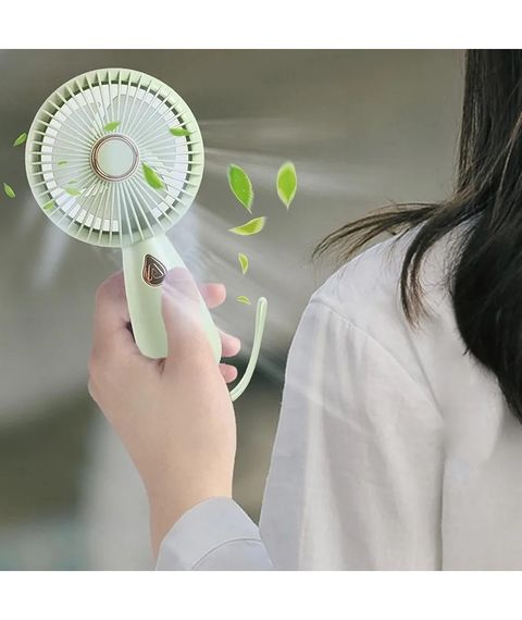 Вентилятор ручний Mini Fan ZB103 акумуляторний Салатовий | Зображення 2