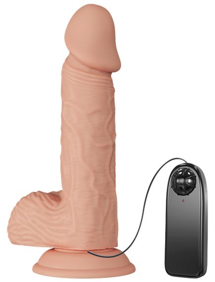 Вибратор на присоске BAILE - Beautiful Catoblepas Vibration 8.1", BW-008106ZR Sex Aura | Зображення 3