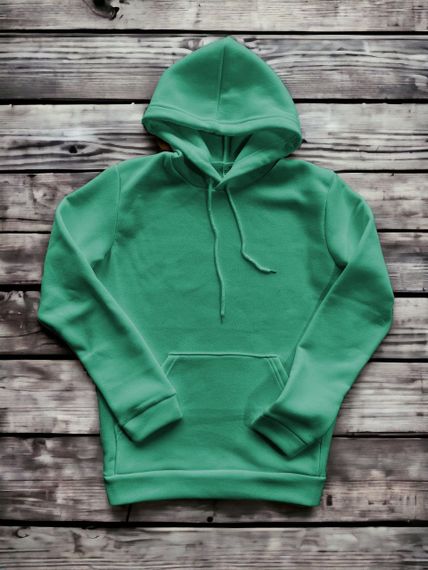 Женский теплый худи толстовка на флисе DA2444 размер XS цвет зеленый