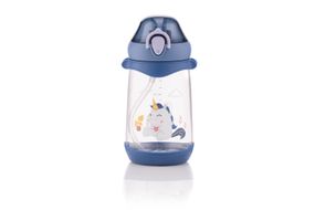 Пляшка для води ARDESTO дитяча Unicorn, 500мл, пластик, синій (AR2250PU)