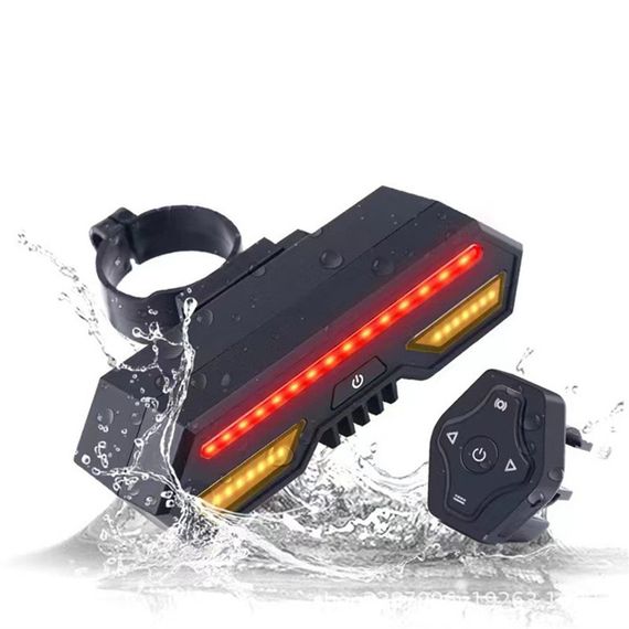 Трекер GPS велосипедний V03B Bike Tacker+Auto Tail Light 2in1 SIM (4GLTE+3GWCDMA+2GGSM) 140/2400mAh Black | Зображення 1