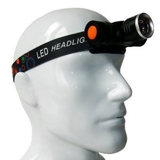 Светодиодный фонарь с креплением на голову, Фонарик на голову с зарядкой, Налобный фонарь для сто KI-35 | Зображення 4