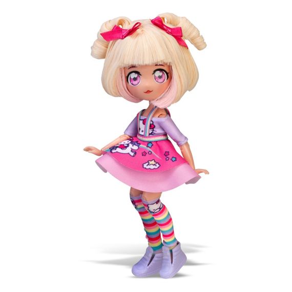 Дитяча лялька "Цукерка Єдиноріг" 4SF Manga Dolls HKTF0400 серії "Hello Kitty" | Зображення 6