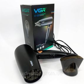 Фен для волос с дифузором VGR, Фен для укладки волос унивесальный с ионизацией укладки HI-23