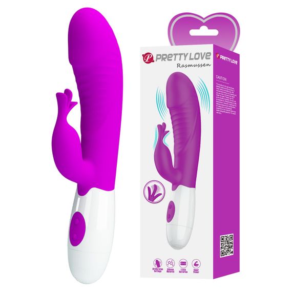 Вибратор Pretty Love Rasmussen Pink – Кролик Sex Aura