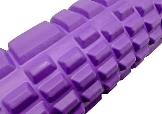 Масажний ролик EasyFit Grid Roller 33 см v.1.1 Фіолетовий (EF-2020-V) | Зображення 2