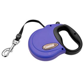 Рулетка Coastal Power Walker Retractable Leash до 50 кг, лента 4.8 м, синяя