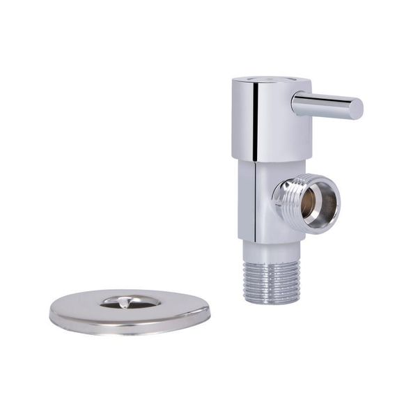 Кран кутовий Thermo Alliance Standart (ручка паличка) з керам.буксою 1/2"Н х 1/2"Н SF343W1515 | Зображення 6