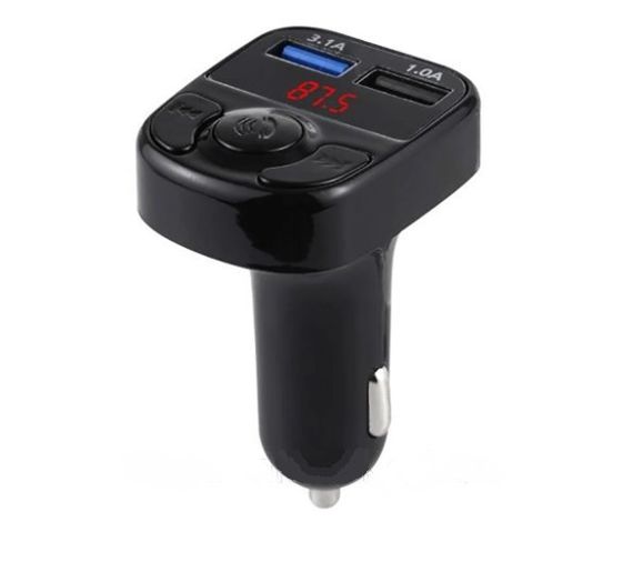 Автомобильный ФМ блютуз модулятор для автомагнитолы в машину X22 Usb трансмиттер Fm для автомобиля