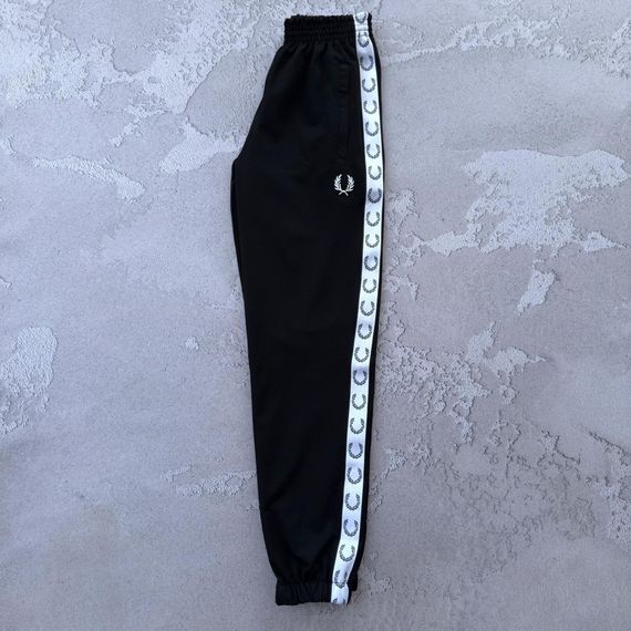 Штани Fred Perry Батал чорні (великі розміри)