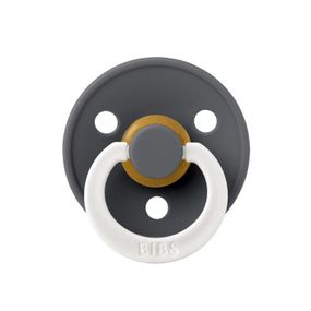 Соска пустушка Bibs Colour glow round 18+міс 3 розмір Iron