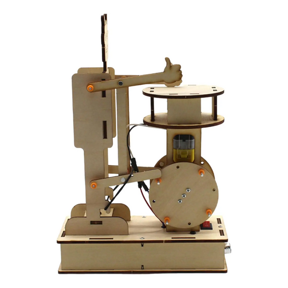 Деревянный робот "Сделай сам" управление голосом, набор для научных экспериментов (sv3922) | Зображення 3