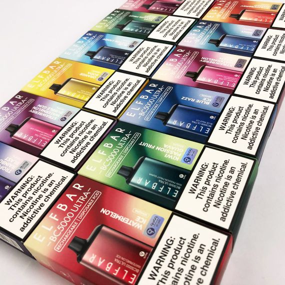 Elf Bar BC5000 Ultra. Ківі Драконів фрукт Ягода (Kiwi Dragon Fruit Berry) | Зображення 3