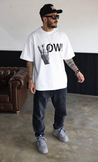 Футболка з ДТФ принтом (оверсайз) | Зображення 1