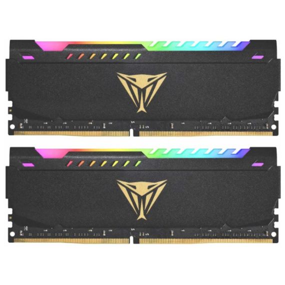Модуль пам'яті для комп'ютера DDR4 32GB (2x16GB) 3600 MHz Viper Steel RGB Patriot (PVSR432G320C8K)