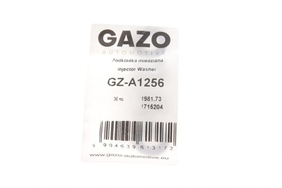 Шайба під форсунку Citroen Jumper Fiat Ducato Ford Transit 2.2-2.4 HDI 06- 7.3x13.7x2.2  к-кт  GZ-A1256 | Зображення 2