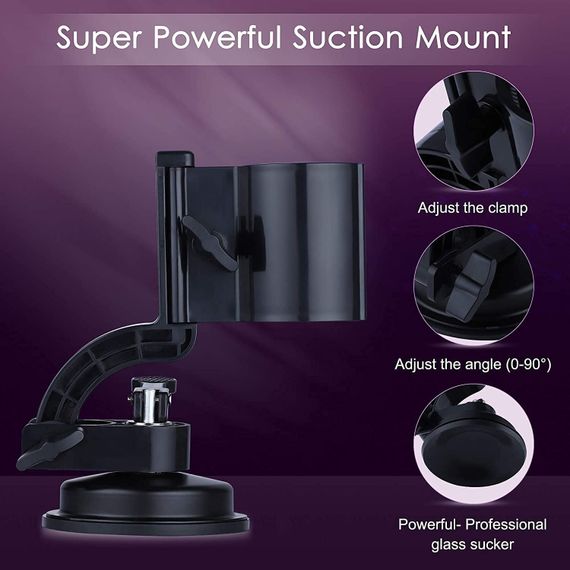 Міні секс-машина Hismith Mini Capsule Sex-Machine with Strong Suction Cup, потужна, перезаряджувана | Зображення 5