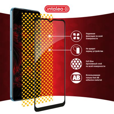 Стекло защитное Intaleo Full Glue RealMe C21 Black (1283126518508) | Зображення 5