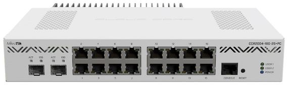 Маршрутизатор MikroTiK Cloud Core Router CCR2004-16G-2S+PC (CCR2004-16G-2S+PC)