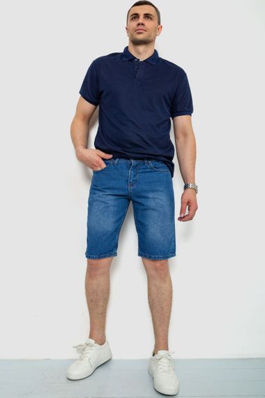 Шорти чоловічі джинсові, колір синій, 244RB002 | Зображення 1