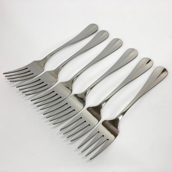 Набір десертних виделок Con Brio CB-3709 18 см 6 шт | Зображення 5