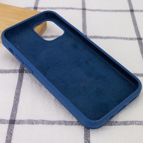 Чехол Silicone Case Full Protective (AA) для Apple iPhone 14 Plus (6.7") Синий / Navy Blue | Зображення 2