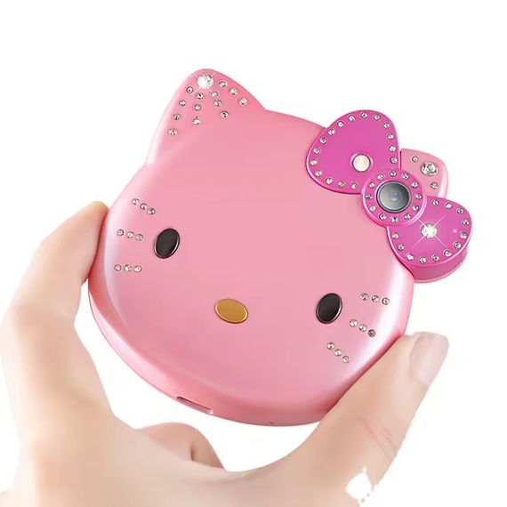 Маленький мобільний телефон AIEK Hello Kitty 2 сім-карти (Pink) (код: SKU-2594980521)
