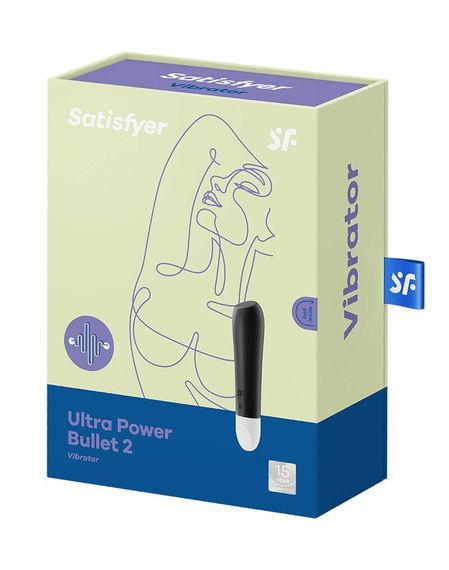 Віброкуля Satisfyer Ultra Power Bullet 2 Black — компактна потужність для точкової стимуляції | Зображення 6