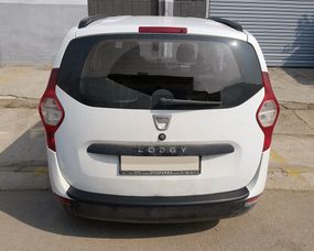 Накладка на задній бампер EuroCap (ABS) для Dacia Lodgy 2013-2024 рр