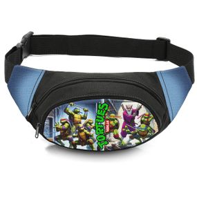 Сумка-бананка дитяча з принтом Черепашки-ніндзя поясна сумка для хлопчика (4684)