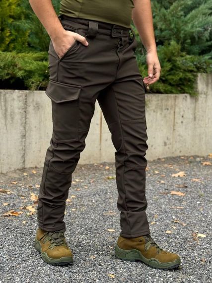 Штани Soft Shell посилені Olive Viking ✅