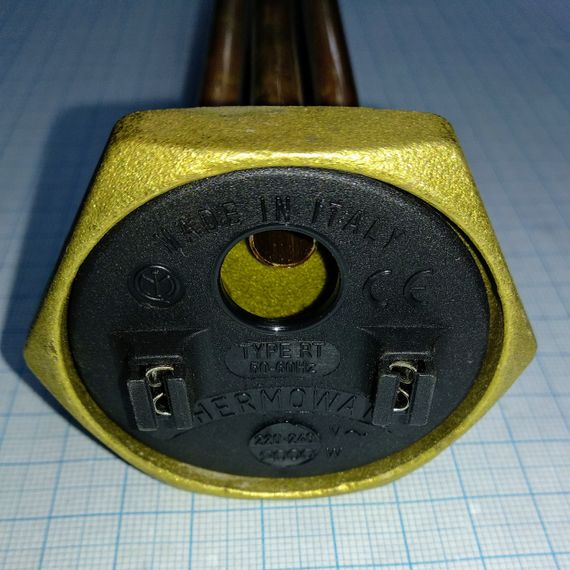 Тен для бойлера 2000w, Ariston Electrolux Ferroli Round Novatek Atlantic Deluxe Inner Isea Thermowatt, Італія. | Зображення 2