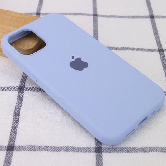 Чохол Silicone Case Full Protective (AA) для Apple iPhone 14 (6.1") Блакитний / Lilac Blue | Зображення 1