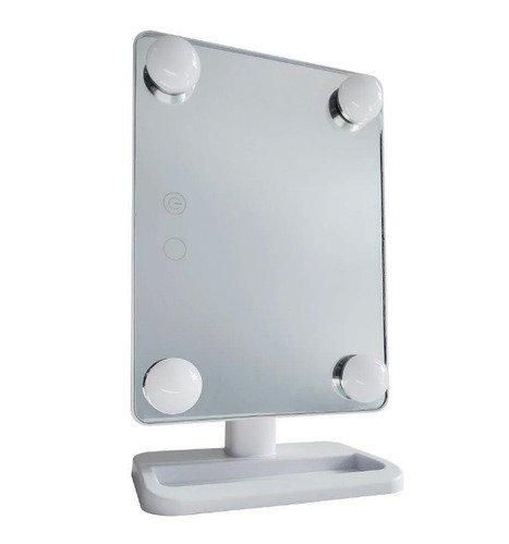 Зеркало для макияжа Mirror 360 Rotation Angel с LED подсветкой и сенсорным управлением | Зображення 3